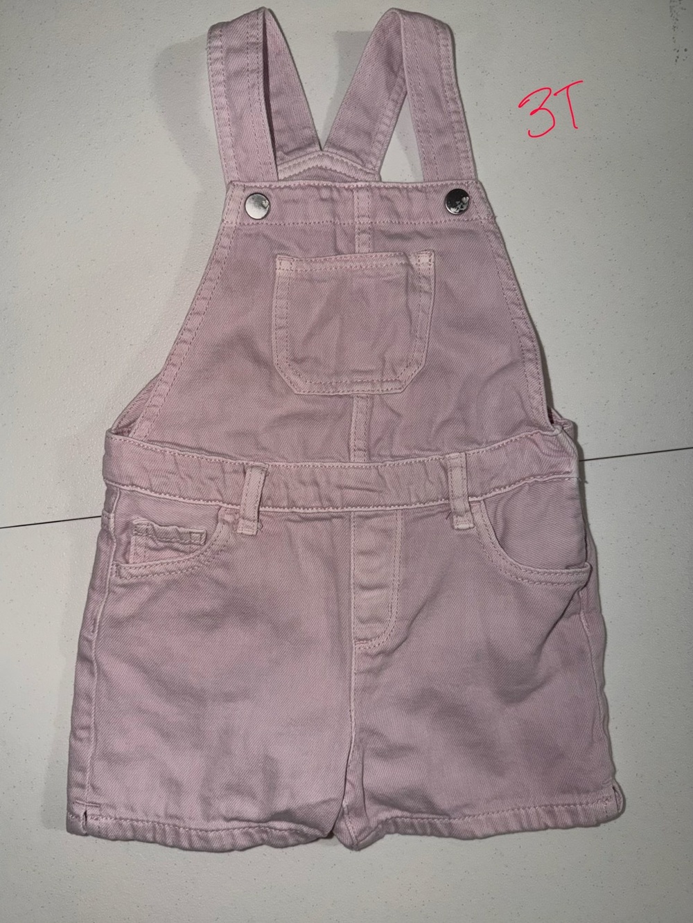Carter's Light Pink Girls' Overall Shorts
